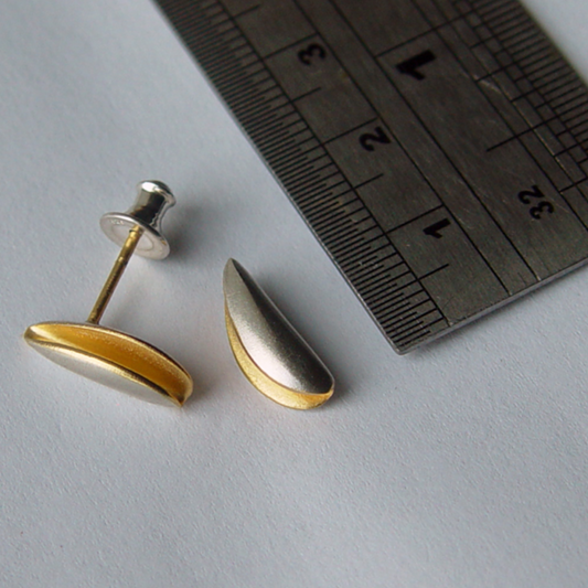Side Split Shell Earrings