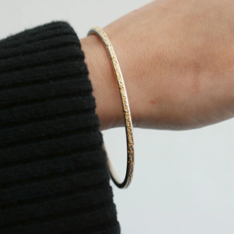 Silver Being Bangle