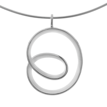 Silver Swirl Pendant