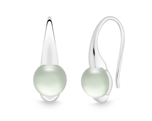 Prasiolite Drop Earrings