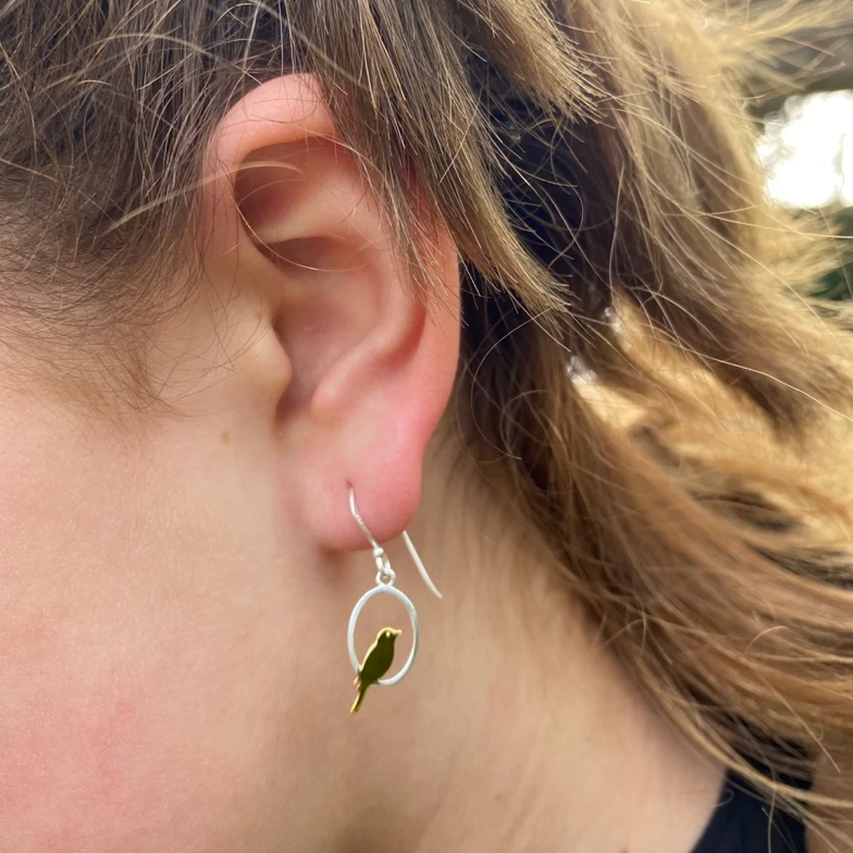 Single Bird Earrings