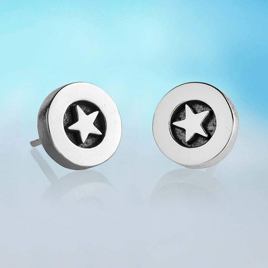 Silver Star Studs