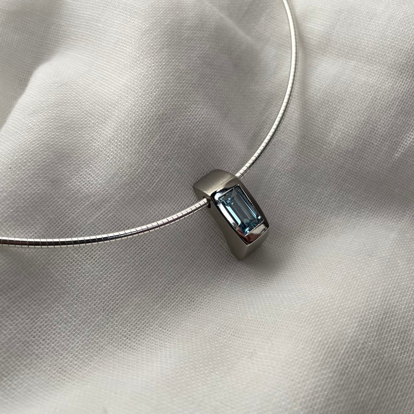 Blue Topaz Pendant
