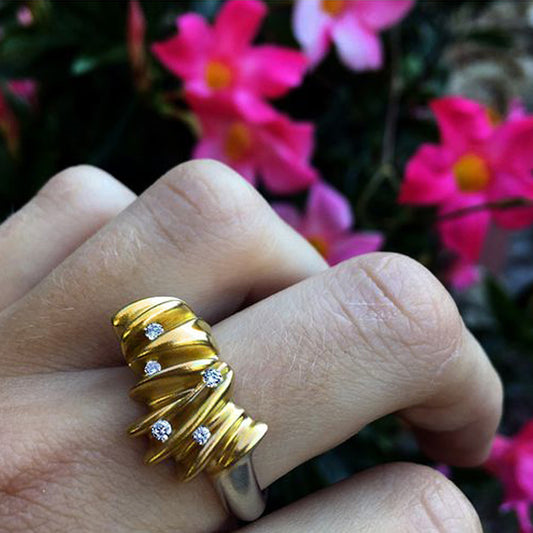Sculptural Shell Ring