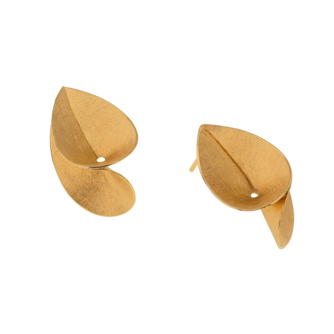 Silver Gold Vermeil 'Drops' Earrings