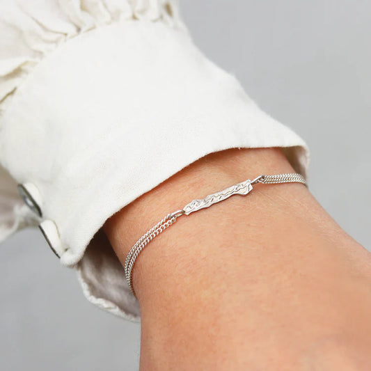 Silver 'eternity' Bracelet