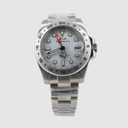 Thomas GMT 24HR White 39mm