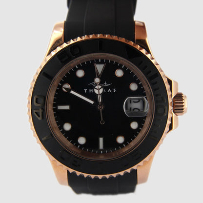 Thomas Diver 41mm Automatic Watch Black