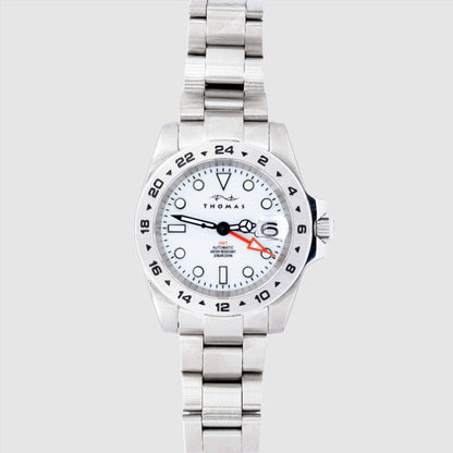 Thomas GMT 24HR White 39mm