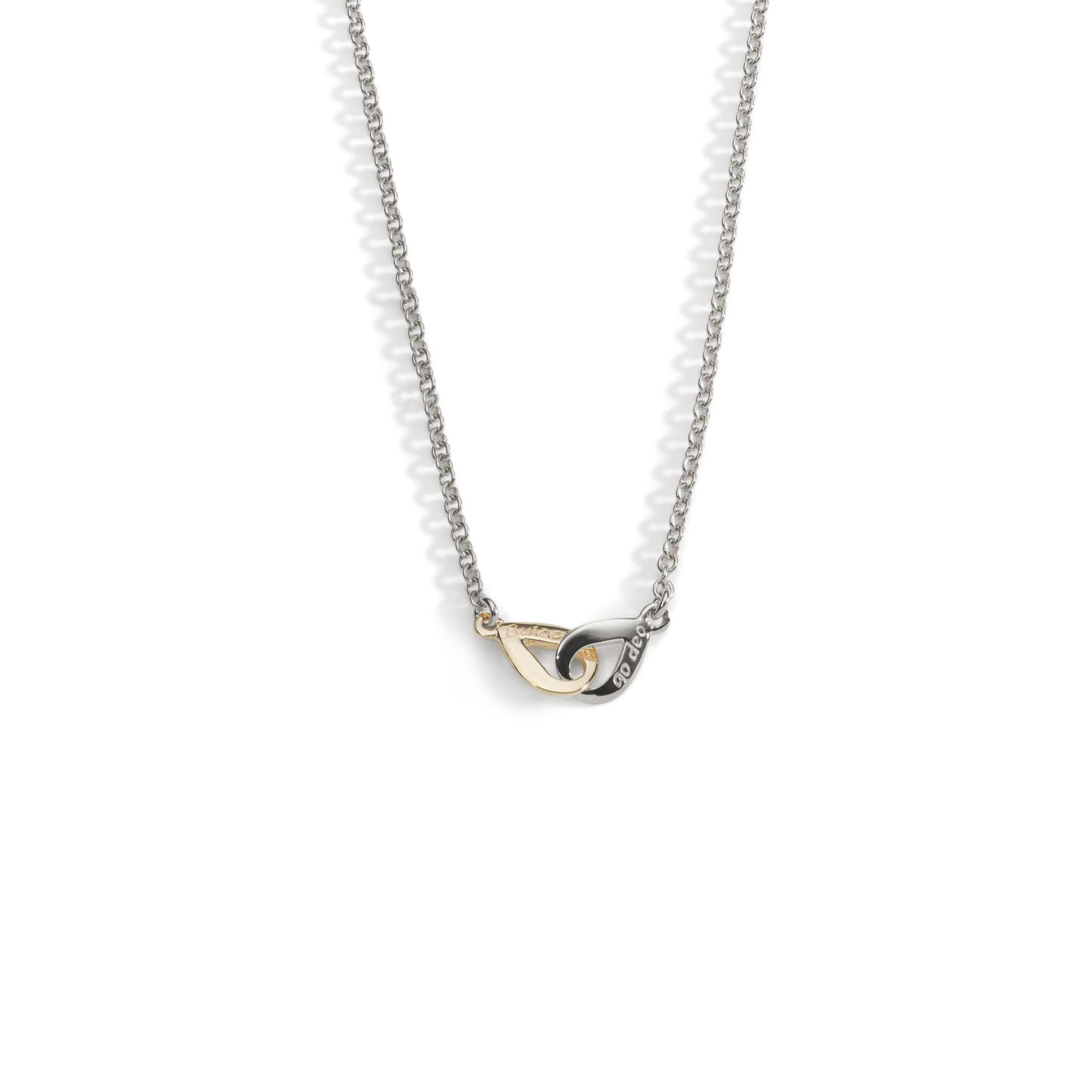 Buíochas Go Deo - Silver and Gold Small Pendant