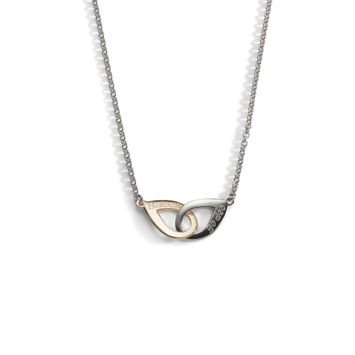 Buíochas Go Deo - Gold and Silver Double Pendant