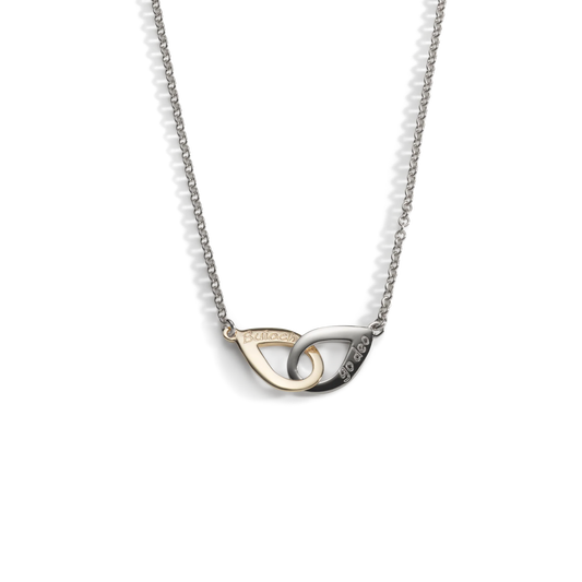 Buíochas Go Deo - Gold and Silver Double Pendant