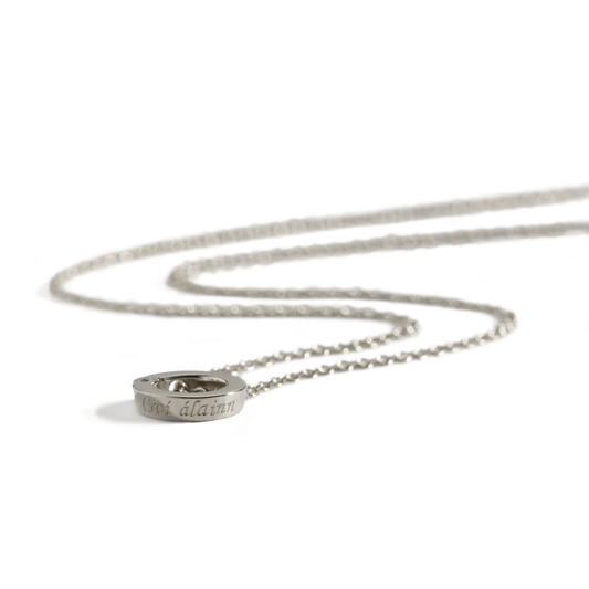 Croí Álainn Silver Diamond Pendant