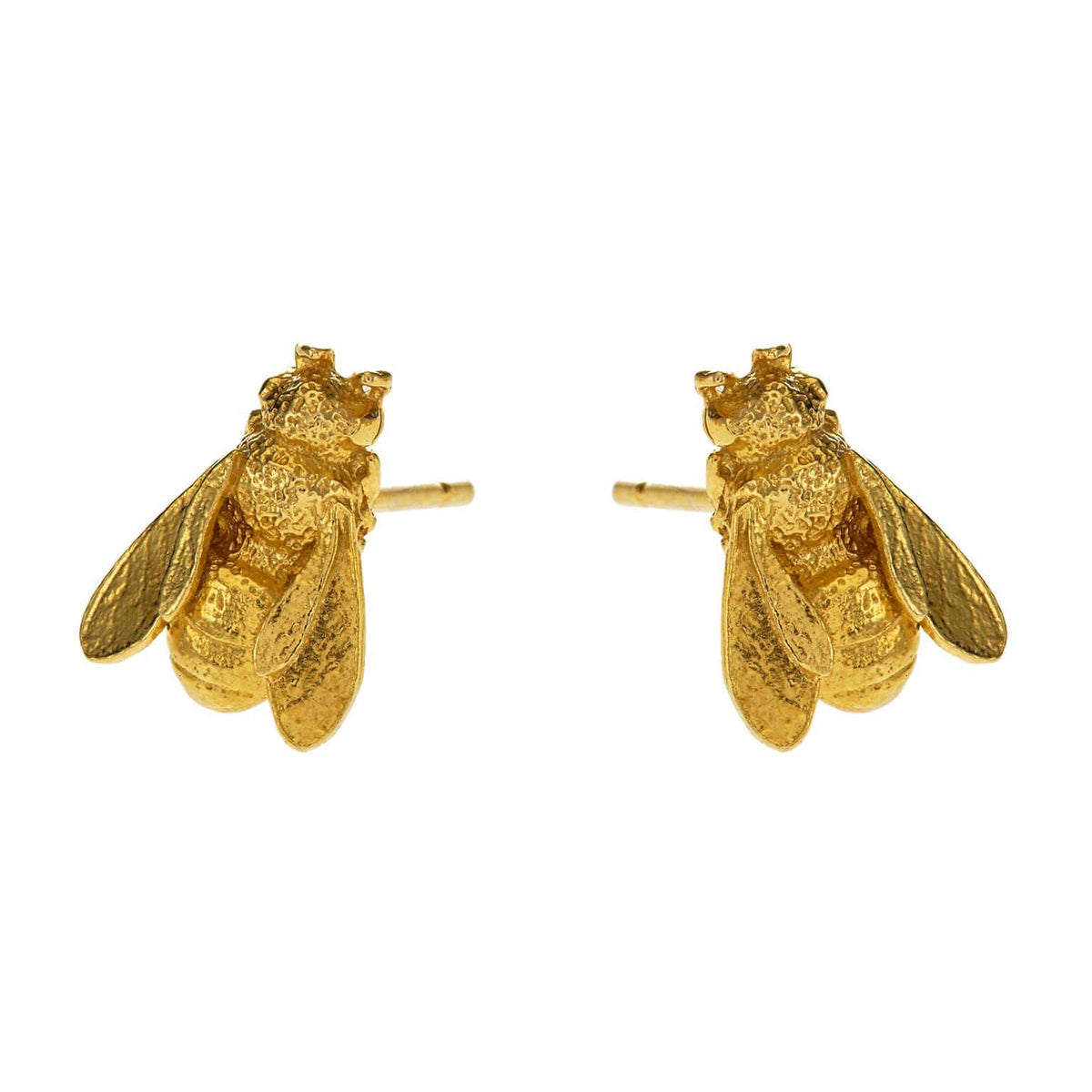 Gold Large Honey Bee Studs