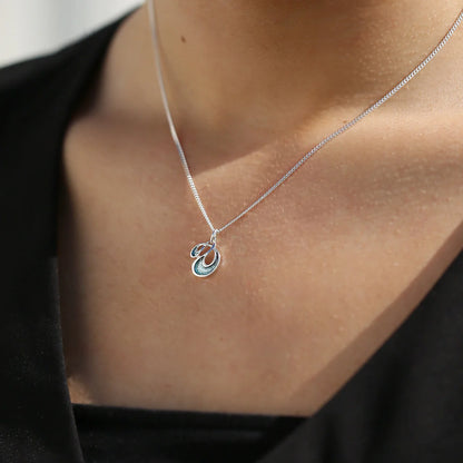 Storm Petite Enamel Pendant Necklace