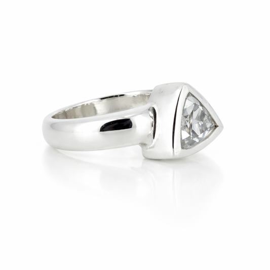 Trillion Topaz Ring