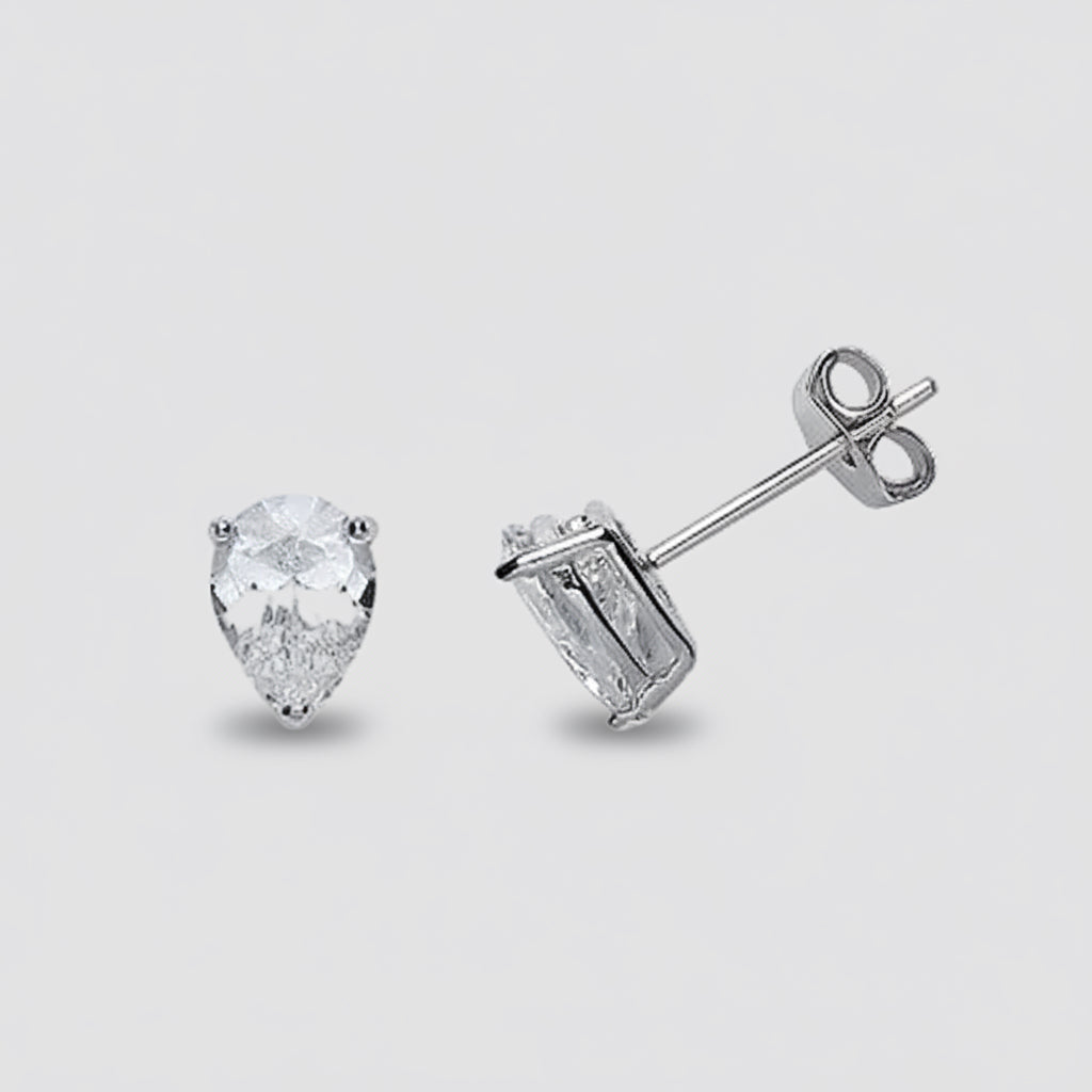 Pear Stud Earrings