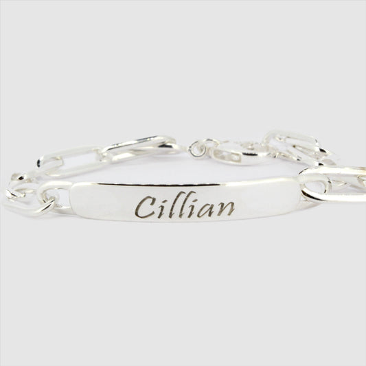 Silver Name Bracelet - Customisable