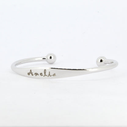 Silver Baby Bangle