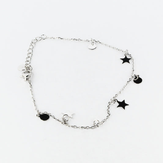 Silver Star Charm Bracelet