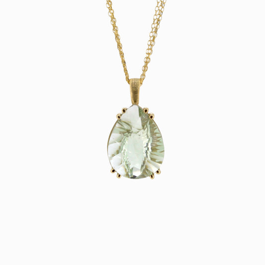 Green Amethyst Necklace