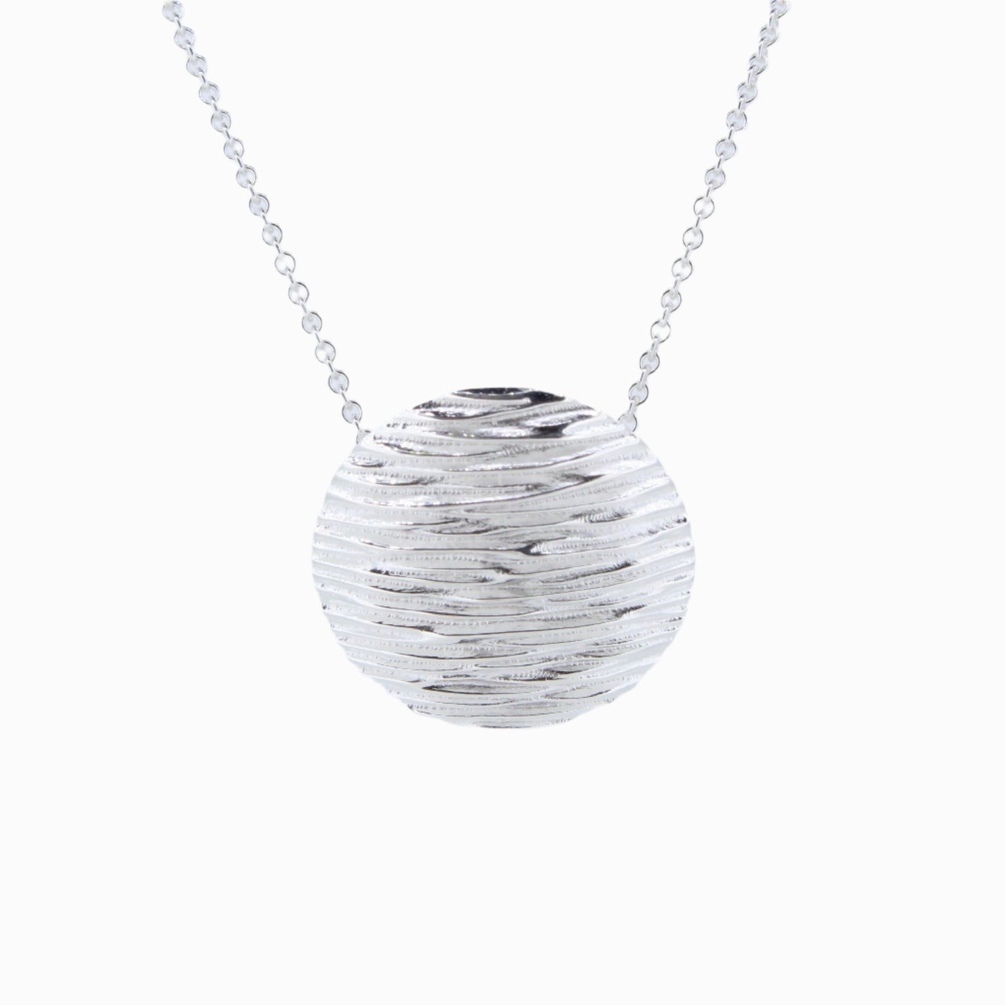 Wavy Textured Pendant