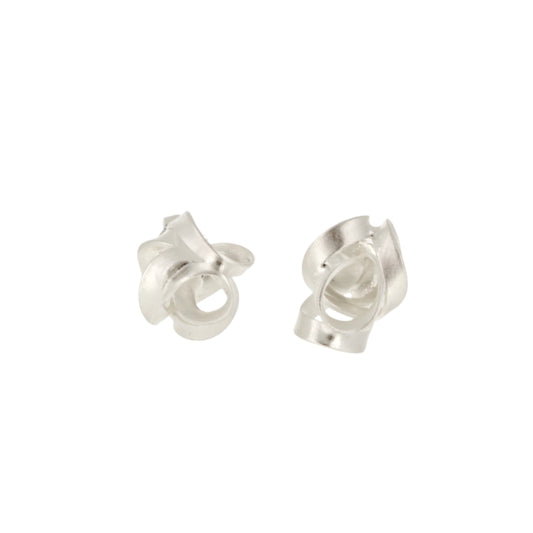 Silver Knotted Studs