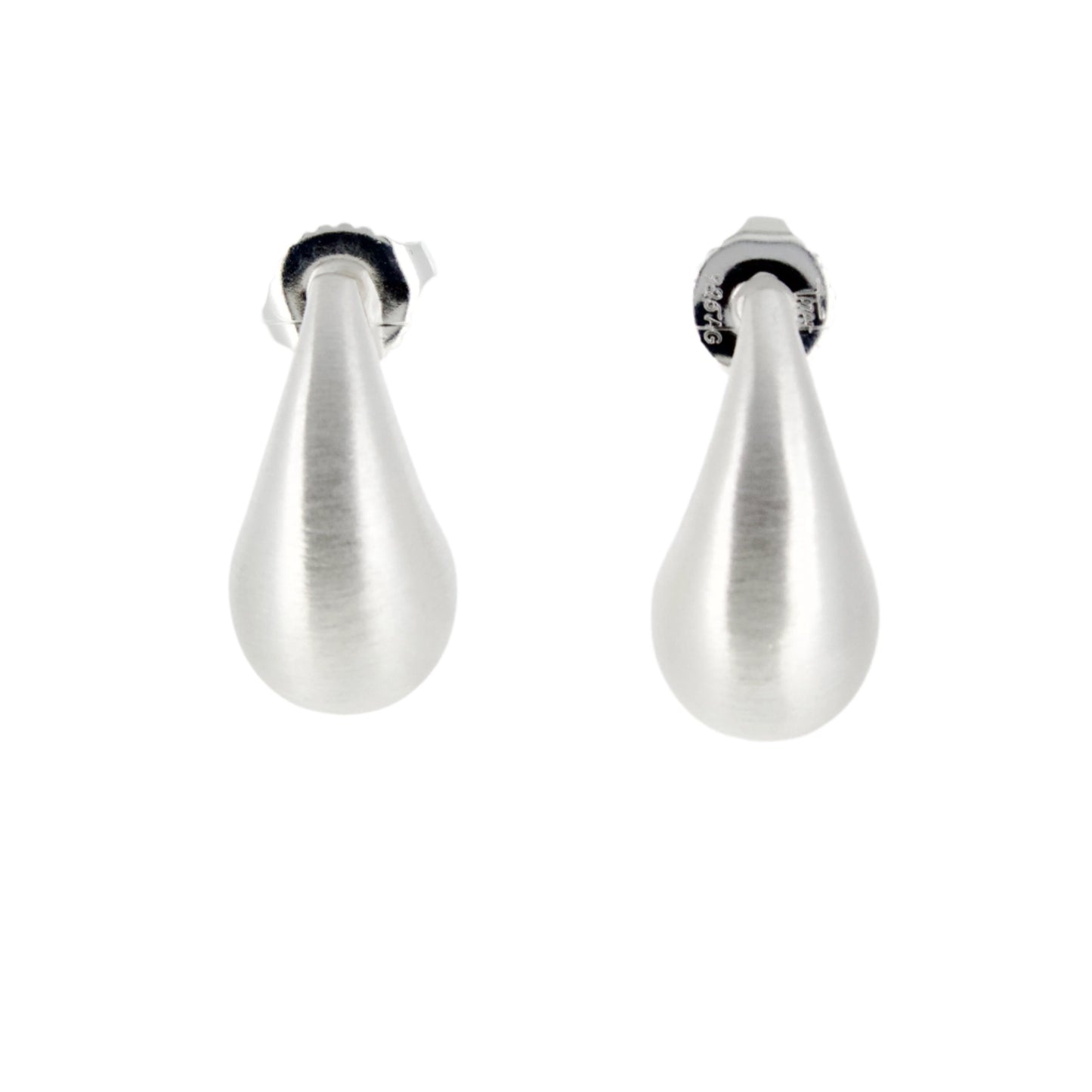 Silver Small Drooping Studs