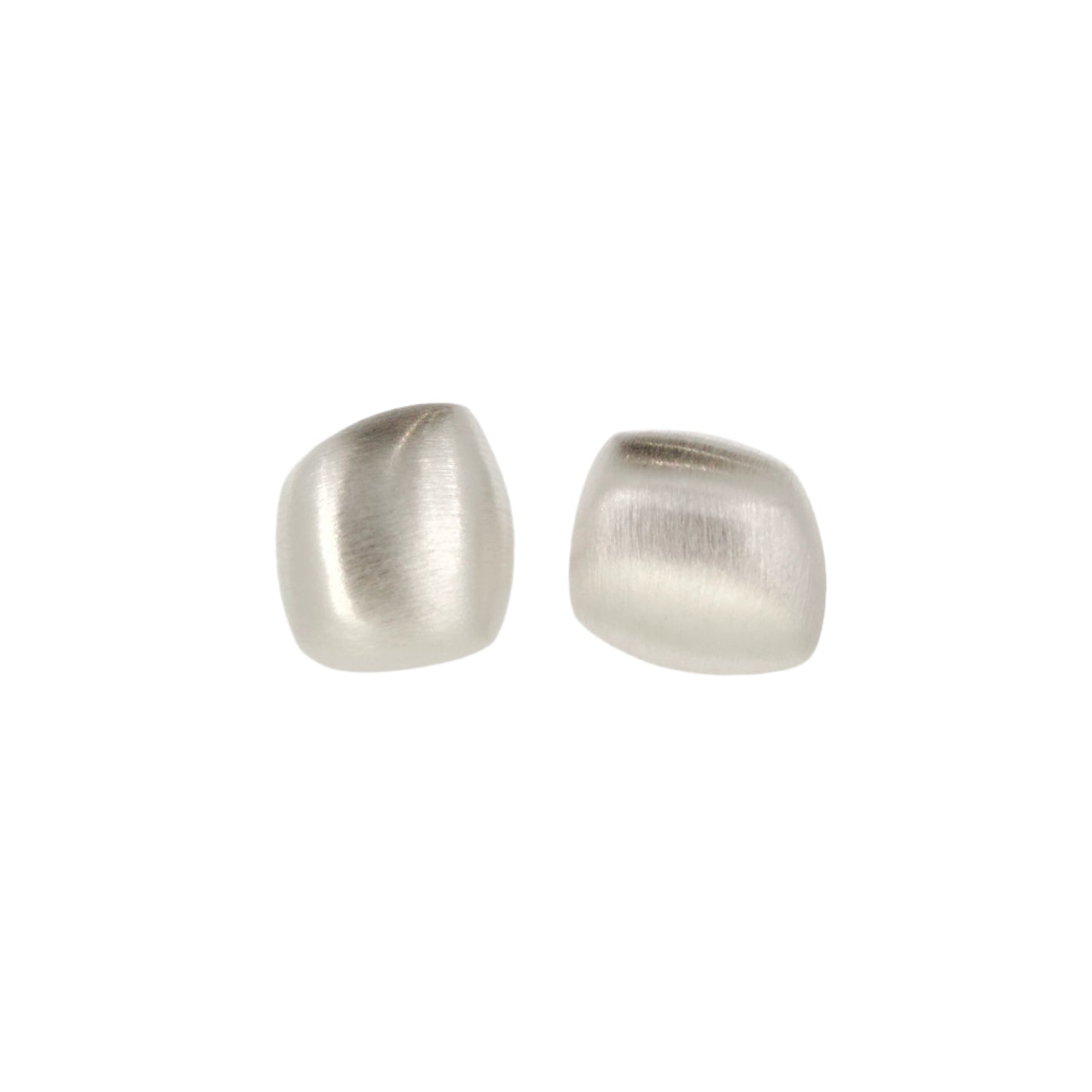 Silver Soft Pebble Studs