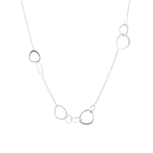 Silver Circles Necklace