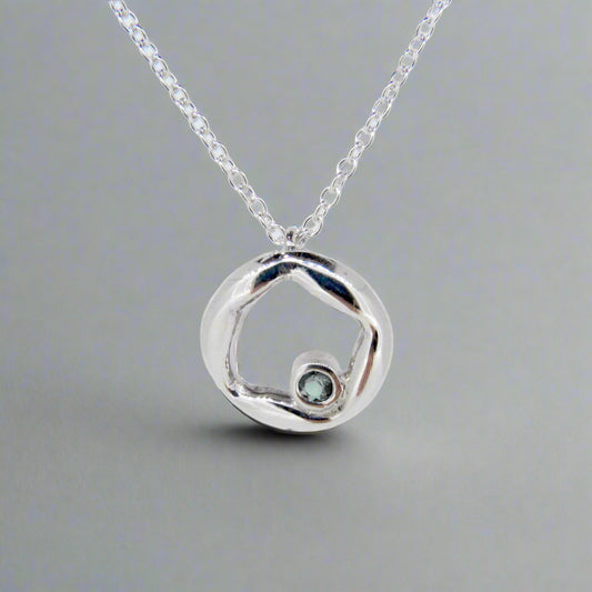 Silver Ebb and Flow Pendant