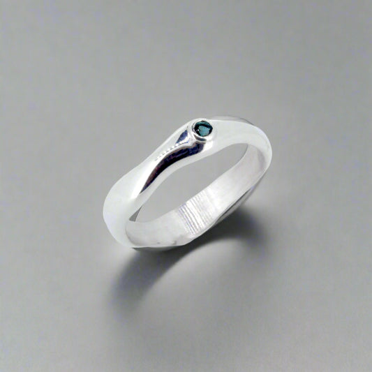 Silver Ebb and Flow Ring