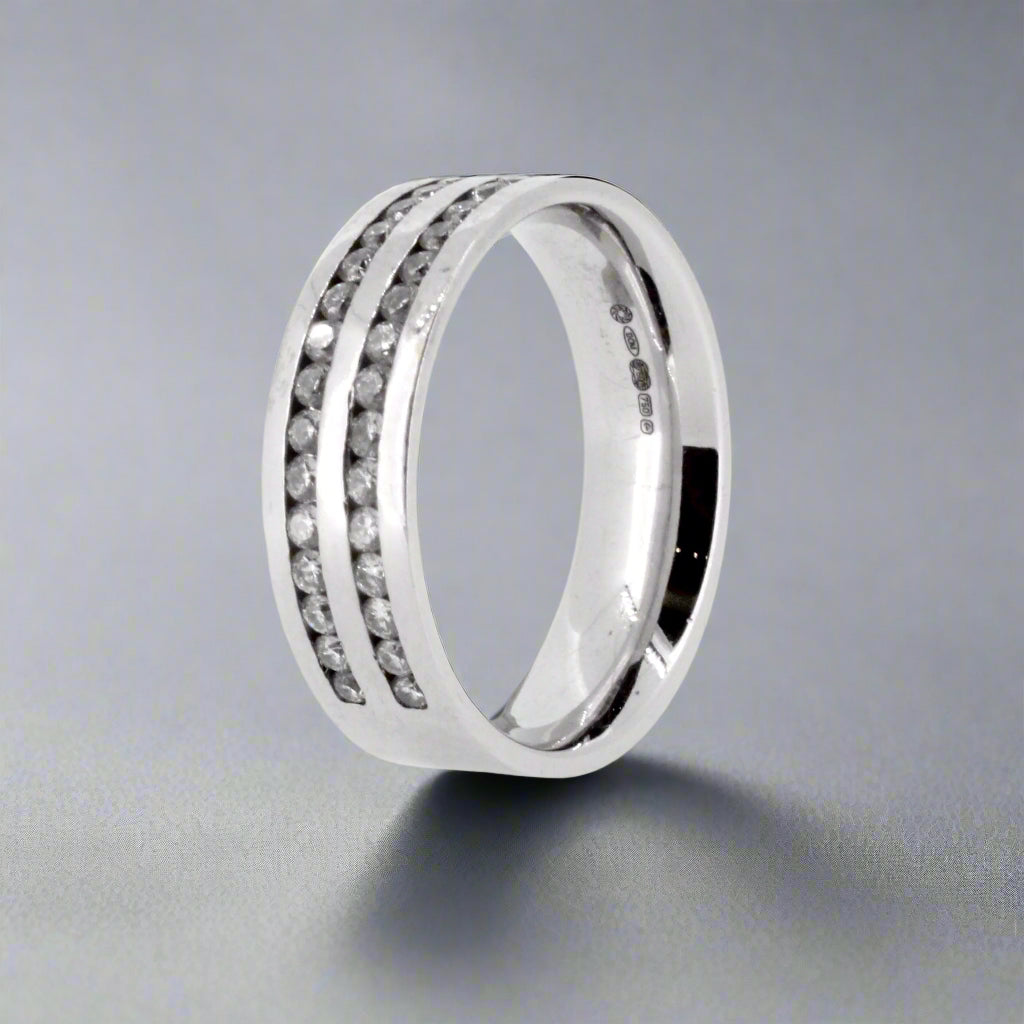 White Gold and Diamond Ring