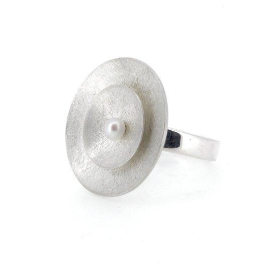 Pearl Lilypad Ring