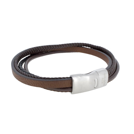 Dark Brown Leather Bracelet