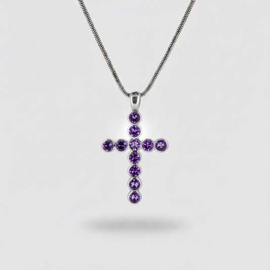 Gemstone Cross Pendant
