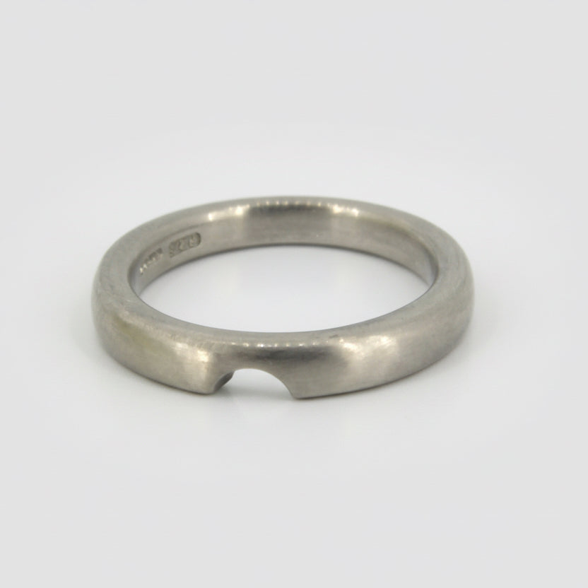 White Gold Engagement and Wedding Ring Set