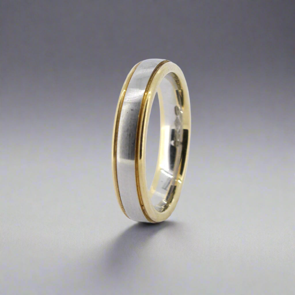 Platinum and Gold Wedding Ring