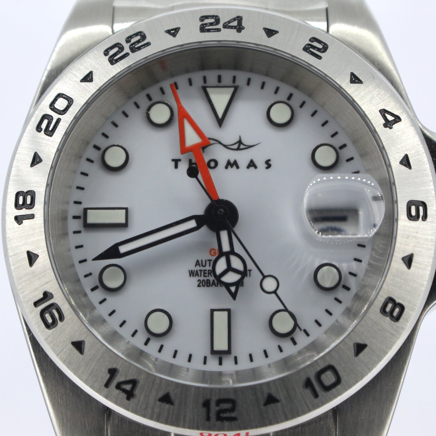 Thomas GMT 24HR White 39mm