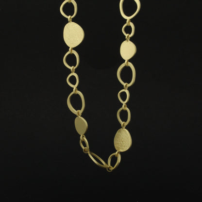 Gold Vermeil Circle Necklace