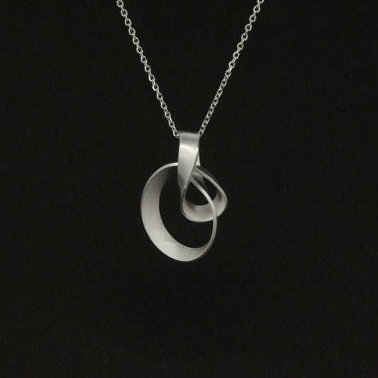 Silver Twisting Pendant