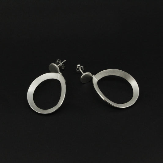 Silver Tear Drop Earrings