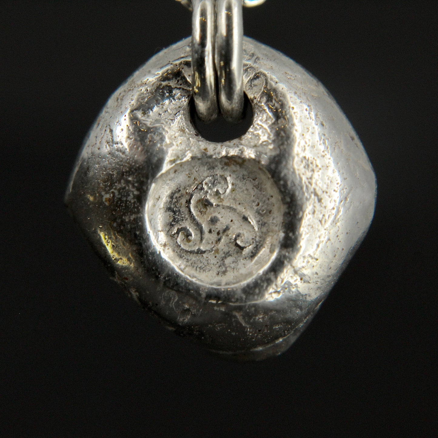 Raw Cast Celtic Pendant