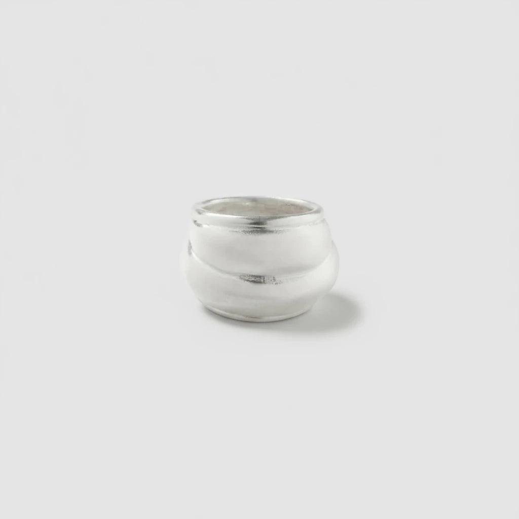 Ecos - Silver Double Ring