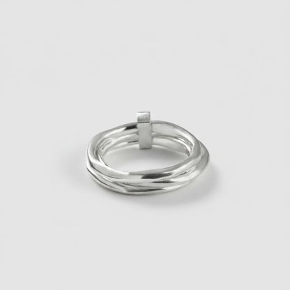 Orla - Silver Multiband Ring