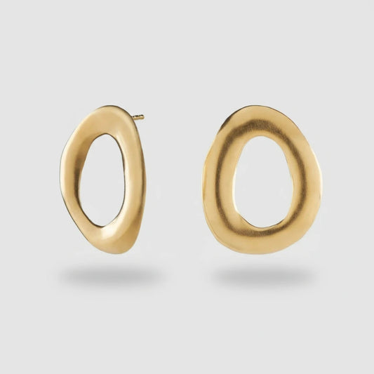 Ecos - Large Gold Earrings