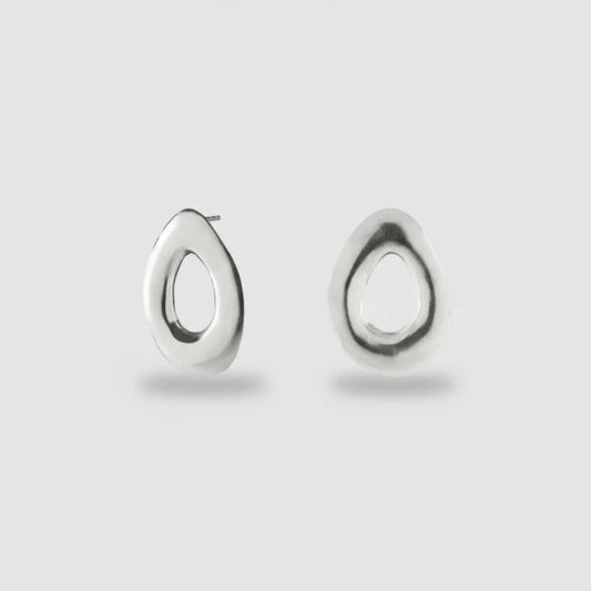 Ecos - Small Silver Earrings