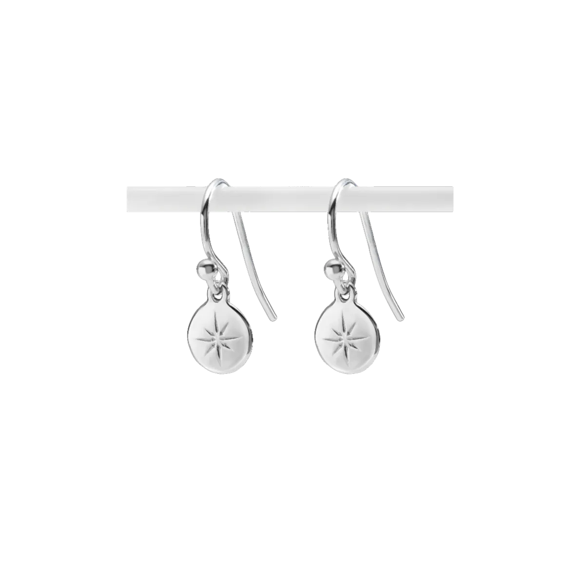 Las Mo Shlí Drop Earrings - Silver