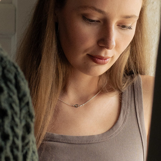 Buíochas Go Deo - Silver and Gold Small Pendant