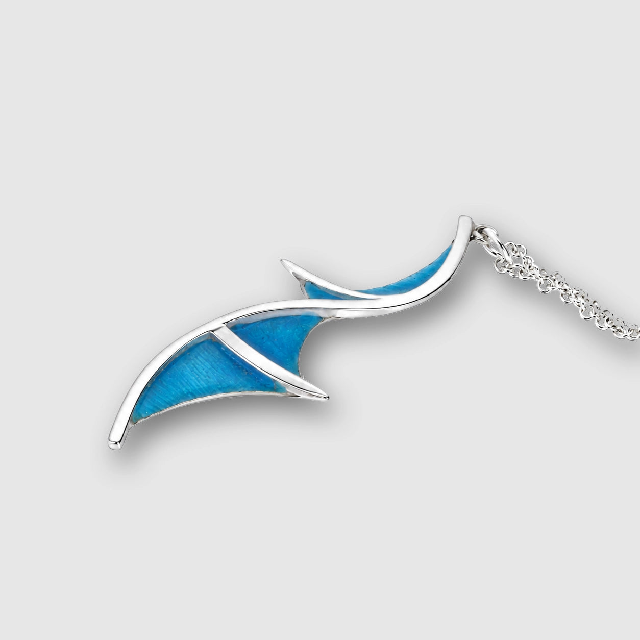 Peace Bridge Large Enamelled Pendant